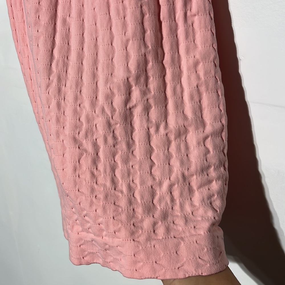 Athleta Pink Racerback Textured Stretchy Tank Top Size Small - Picture 6 of 9